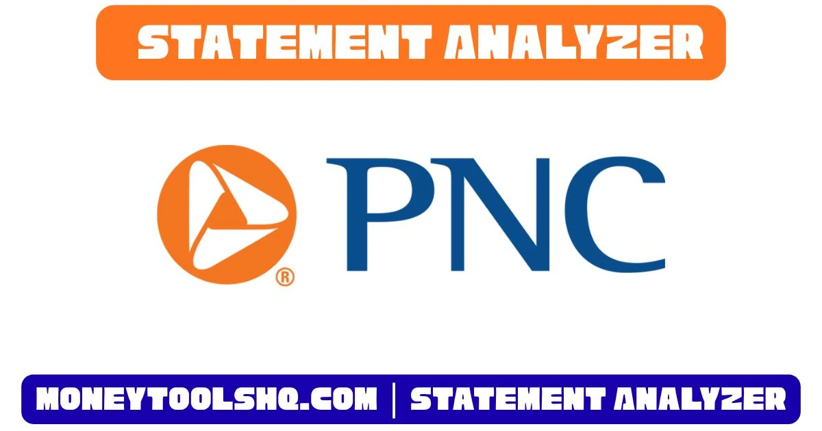 PNC Bank Statement Analyzer.